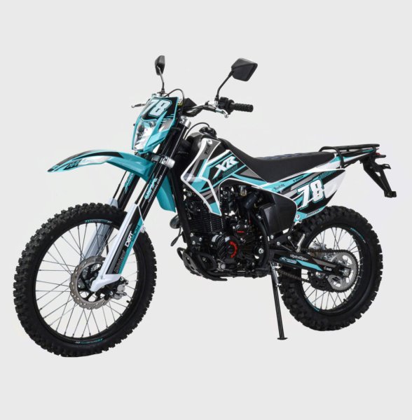 Мотоцикл Кросс Motoland XR300 LITE  (175FMM) с ПТС синий